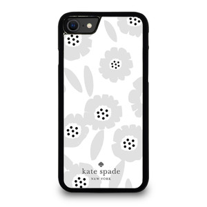 KATE SPADE NEW YORK LOGO WHITE FLOWER. iPhone SE 2020 Case Cover