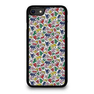 KEITH HARING ART COLORFUL FIGURES. iPhone SE 2020 Case Cover