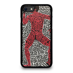 KEITH HARING ART INTO 84. iPhone SE 2020 Case Cover