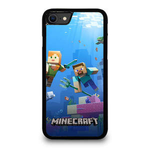 MINECRAFT GAMES UNDER WATER. iPhone SE 2020 Case Cover MINECRAFT GAMES UNDER WATER. iPhone SE 2020 Case Cover