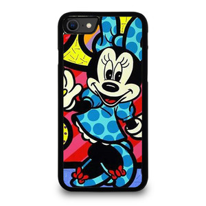 MINNIE MOUSE ROMERO BRITTO ART. iPhone SE 2020 Case Cover MINNIE MOUSE ROMERO BRITTO ART. iPhone SE 2020 Case Cover