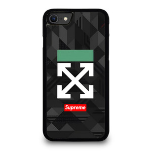 OFF WHITE LOGO SUPREME ICON. iPhone SE 2020 Case Cover