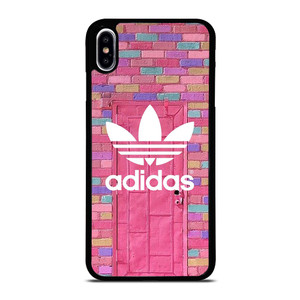 ADIDAS LOGO PINK WALL iPhone XS Max Case Cover