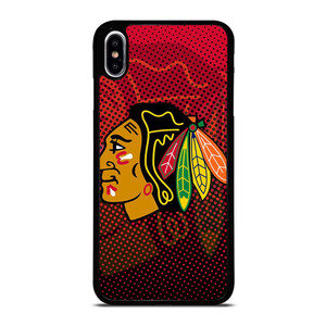 CHICAGO BLACKHAWKS HOCKEY TEAM LOGO EMBLEM iPhone XS Max Case Cover