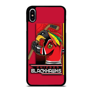 CHICAGO BLACKHAWKS HOCKEY TEAM LOGO MASCOT iPhone XS Max Case Cover