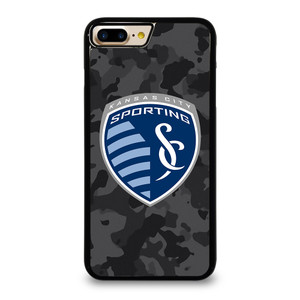 SPORTING KANSAS CITY MLS BLACK CAMO iPhone 7 / 8 Plus Case Cover SPORTING KANSAS CITY MLS BLACK CAMO iPhone 7 / 8 Plus Case Cover
