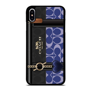 COACH NEW YORK LOGO BLUE BAG iPhone XS Max Case Cover COACH NEW YORK LOGO BLUE BAG iPhone XS Max Case Cover