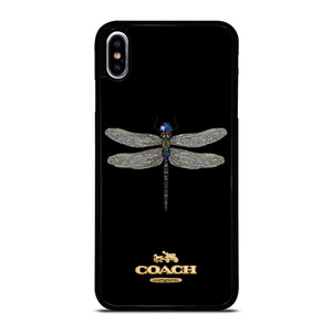 COACH NEW YORK LOGO DRAGONFLY iPhone XS Max Case Cover