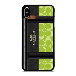COACH NEW YORK LOGO GREEN BAG iPhone XS Max Case Cover COACH NEW YORK LOGO GREEN BAG iPhone XS Max Case Cover