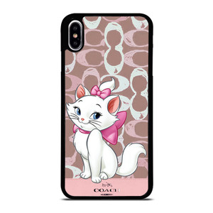 COACH NEW YORK LOGO MARIE ARISTOCAT DISNEY iPhone XS Max Case Cover