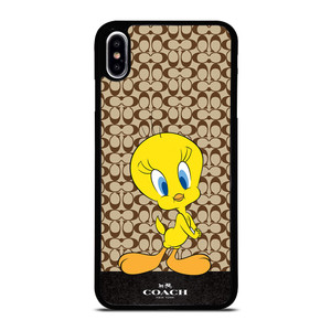 COACH NEW YORK LOGO TWEETY BIRD iPhone XS Max Case Cover COACH NEW YORK LOGO TWEETY BIRD iPhone XS Max Case Cover