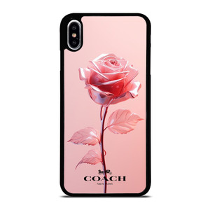 COACH NEW YORK PINK ROSE iPhone XS Max Case Cover COACH NEW YORK PINK ROSE iPhone XS Max Case Cover