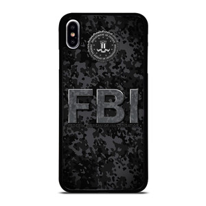 FBI LOGO CAMO iPhone XS Max Case Cover