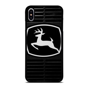 JOHN DEERE TRACTOR LOGO BLACK iPhone XS Max Case Cover