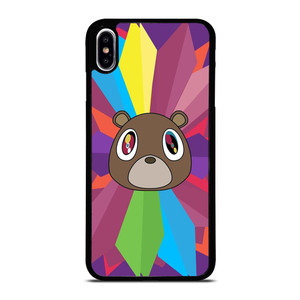 KANYE WEST DROPOUT BEAR FACE ICON iPhone XS Max Case Cover