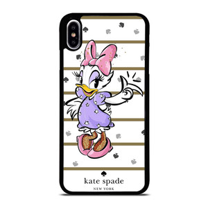 KATE SPADE NEW YORK LOGO DAISY DUCK DISNEY iPhone XS Max Case Cover