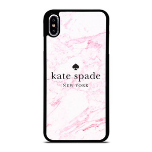 KATE SPADE NEW YORK LOGO PINK MARBLES iPhone XS Max Case Cover