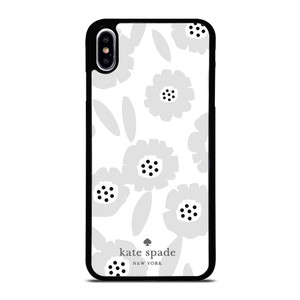 KATE SPADE NEW YORK LOGO WHITE FLOWER iPhone XS Max Case Cover
