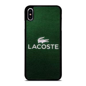 LACOSTE FASHION LOGO GREEN ICON iPhone XS Max Case Cover