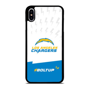 LOS ANGELES CHARGERS FOOTBALL LOGO BOLT UP iPhone XS Max Case Cover