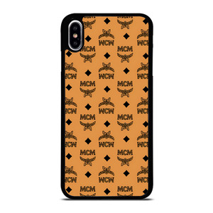 MCM MICHAEL CROMER MUNICH LOGO BROWN iPhone XS Max Case Cover