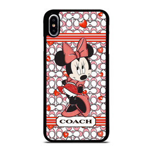MINNIE MOUSE DISNEY COACH NEW YORK LOGO iPhone XS Max Case Cover MINNIE MOUSE DISNEY COACH NEW YORK LOGO iPhone XS Max Case Cover