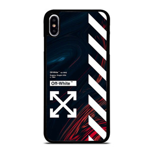 OFF WHITE LOGO MARBLE NIKE iPhone XS Max Case Cover