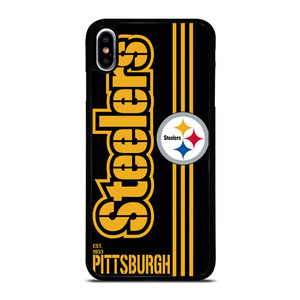 PITTSBURGH STEELERS FOOTBALL TEAM LOGO EST 1933 iPhone XS Max Case Cover