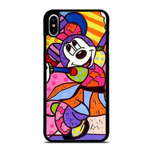 ROMERO BRITTO MINNIE MOUSE ART iPhone XS Max Case Cover