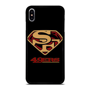 SAN FRANCISCO 49ERS FOOTBALL SUPERMAN LOGO iPhone XS Max Case Cover