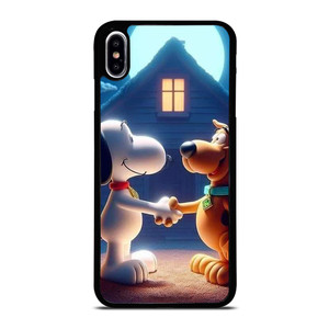 SNOOPY THE PEANUTS AND SCOOBY DOO iPhone XS Max Case Cover