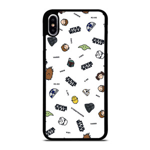 STAR WARS CUTE CARTOON COLLAGE iPhone XS Max Case Cover