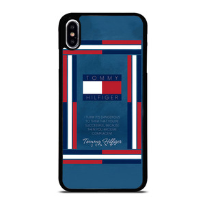 TOMMY HILFIGER LOGO QUOTE iPhone XS Max Case Cover