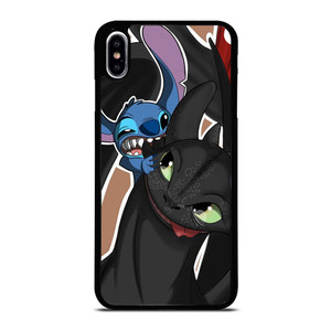 TOOTHLESS AND STITCH PLAY iPhone XS Max Case Cover