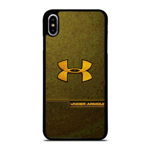 UNDER ARMOUR LOGO EMBROIDERY YELLOW iPhone XS Max Case Cover