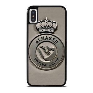 AL NASSR FOOTBALL LOGO METAL ICON iPhone X / XS Case Cover