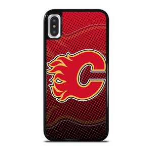 CALGARY FLAMES LOGO HOCKEY TEAM ICON iPhone X / XS Case Cover