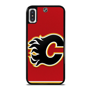 CALGARY FLAMES NHL HOCKEY TEAM LOGO iPhone X / XS Case Cover