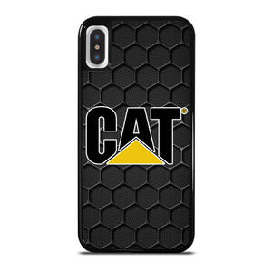 CATERPILLAR CAT TRACTOR LOGO HEXA METAL iPhone X / XS Case Cover