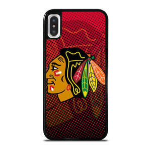 CHICAGO BLACKHAWKS HOCKEY TEAM LOGO EMBLEM iPhone X / XS Case Cover