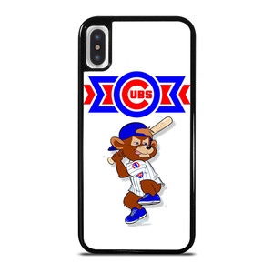 CHICAGO CUBS LOGO BASEBALL TEAM MASCOT iPhone X / XS Case Cover