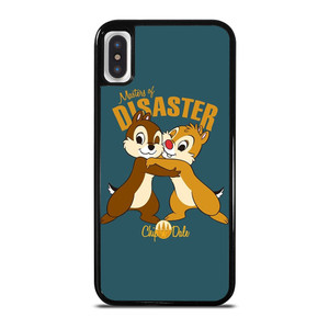 CHIP AND DALE DISNEY CARTOON MASTER OF DISASTER iPhone X / XS Case Cover