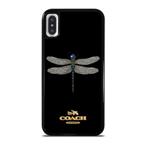 COACH NEW YORK LOGO DRAGONFLY iPhone X / XS Case Cover COACH NEW YORK LOGO DRAGONFLY iPhone X / XS Case Cover
