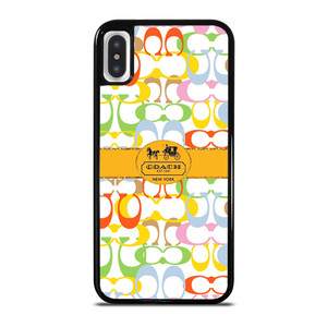 COACH NEW YORK LOGO LUXURY FASHION iPhone X / XS Case Cover