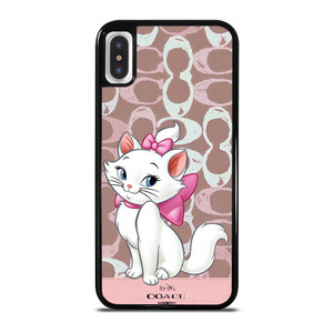 COACH NEW YORK LOGO MARIE ARISTOCAT DISNEY iPhone X / XS Case Cover