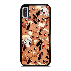 EEVEE POKEMON POCKET MONSTERS COLLAGE iPhone X / XS Case Cover