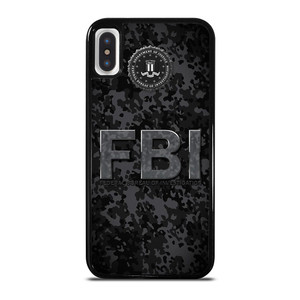 FBI LOGO CAMO iPhone X / XS Case Cover
