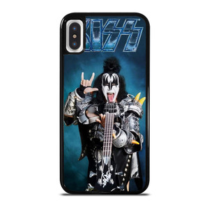 GENE SIMMONS KISS BASSIST iPhone X / XS Case Cover GENE SIMMONS KISS BASSIST iPhone X / XS Case Cover