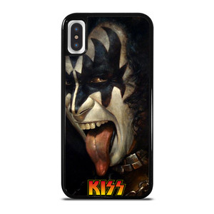GENE SIMMONS TONGUE OUT KISS BAND iPhone X / XS Case Cover