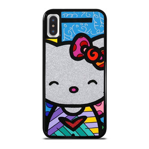 HELLO KITTY ROMERO BRITTO ART iPhone X / XS Case Cover